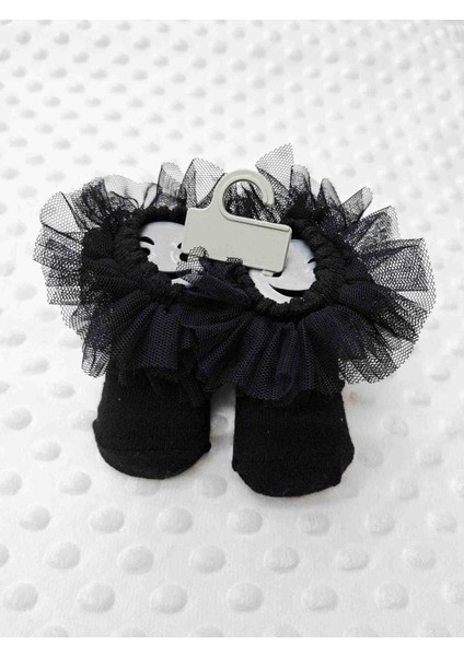 sun Tekstilden Pamuklu Tüllü Kokoş Bebek Çorabı