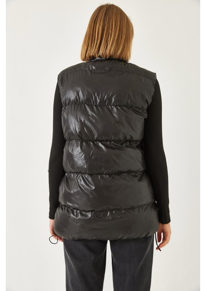 Kadın Fermuarlı Çift Cepli Yelek modelleri