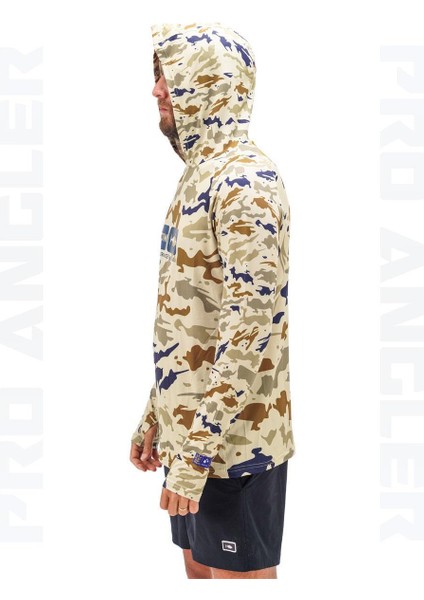 Pro Angler S24 Hooded Natural Camo