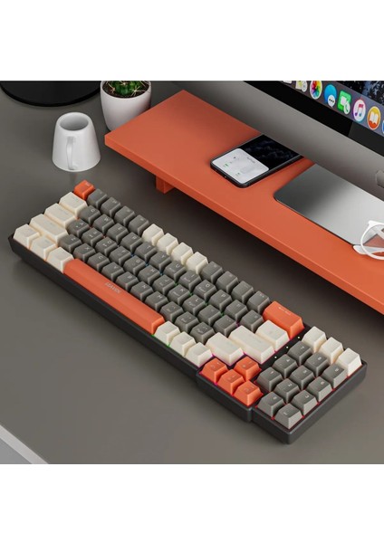 K780 Kompakt Mekanik Oyuncu Klavyesi-Hot Swap-78 Tuş-Switch fırsatları