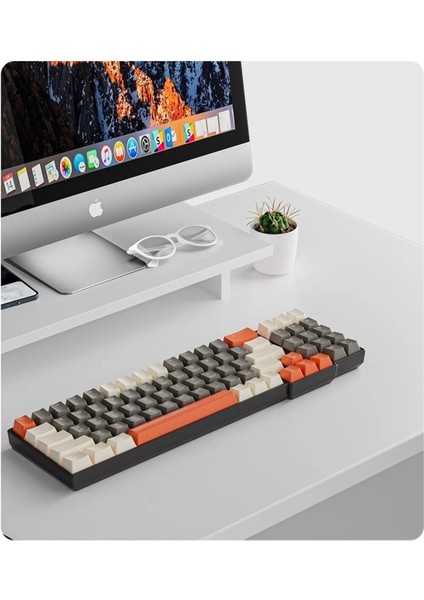 K780 Kompakt Mekanik Oyuncu Klavyesi-Hot Swap-78 Tuş-Switch