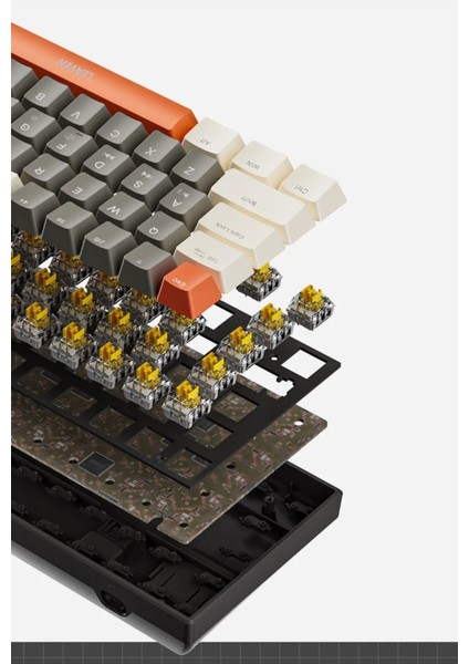 K780 Kompakt Mekanik Oyuncu Klavyesi-Hot Swap-78 Tuş-Switch