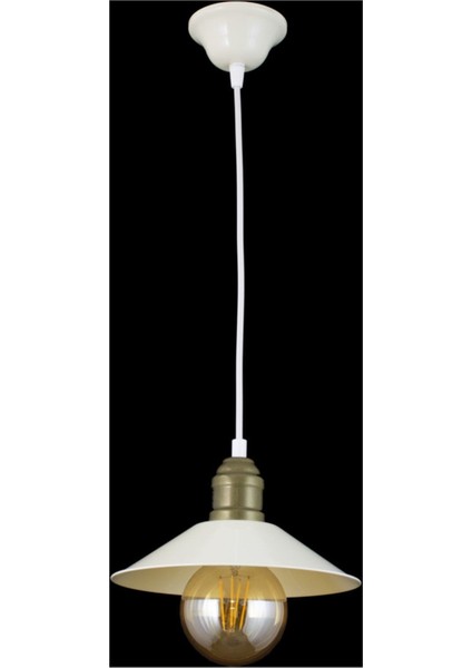 Modern Metal Sarkıt Avize, Rustik Tarzda Tekli Krem Renkli Tasarım fiyatları