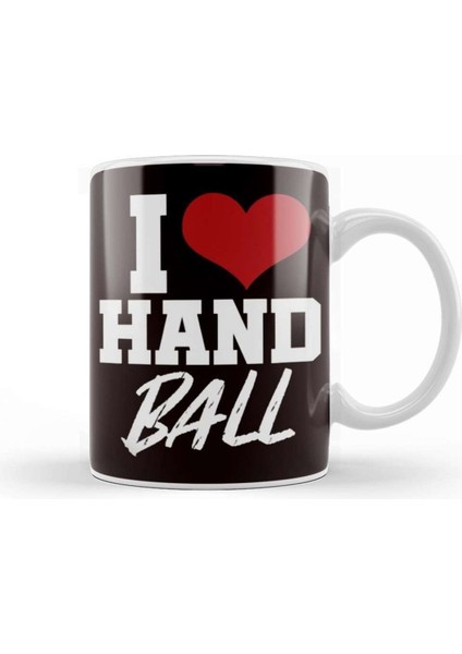 El Işi Handball Temalı Porselen Kupa, Spor ve Takım Sevgisi Için Harika Seçenek