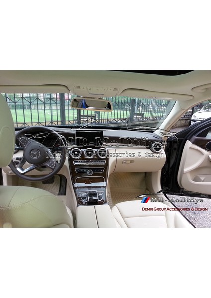 Mercedes C-Serisi W205 Bej 3D Havuzlu Paspas 2014 ve 2021 modelleri