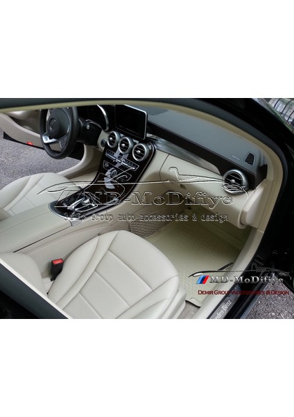 Mercedes C-Serisi W205 Bej 3D Havuzlu Paspas 2014 ve 2021 fırsatları
