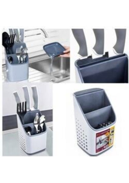 Beyaz Tezgah Üstü Şık Kaşıklık, Pratik ve Kullanışlı Mutfak Düzenleyici modelleri