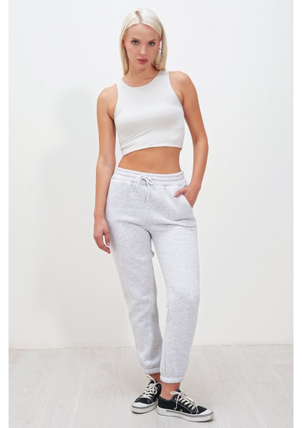 Üç Iplik Cepli Eşofman Altı