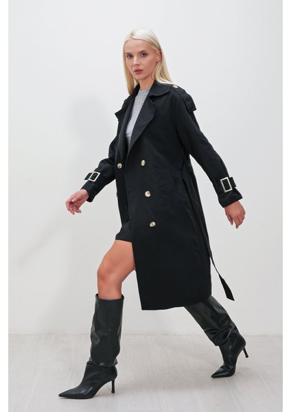 Oversize Geniş Kesim Kuşaklı Trenç modelleri