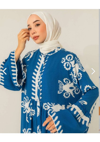 Etnik Desenli Düğmeli Elbise fiyatları