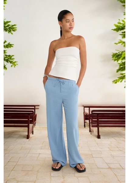 Simli Bürümcük Pantolon