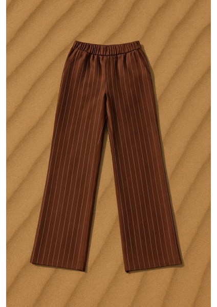 Çizgi Detaylı Cepli Palazzo Pantolon modelleri
