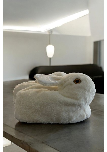 Tavşan Figürlü Unisex Panduf