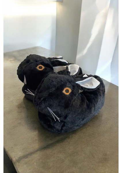 Tavşan Figürlü Unisex Panduf