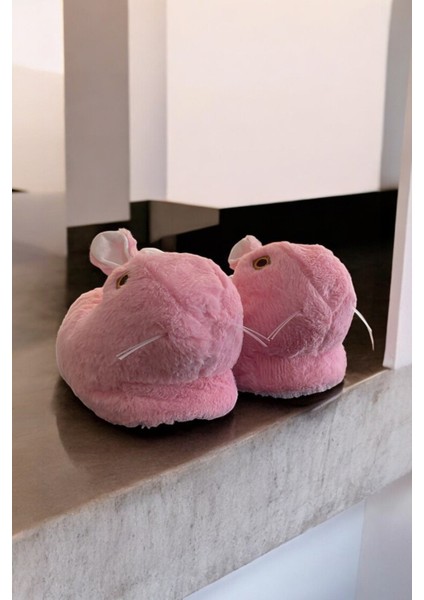 Tavşan Figürlü Unisex Panduf fırsatları
