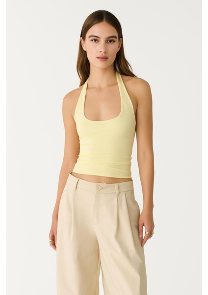 Halter Yaka Crop Top Body fiyatları