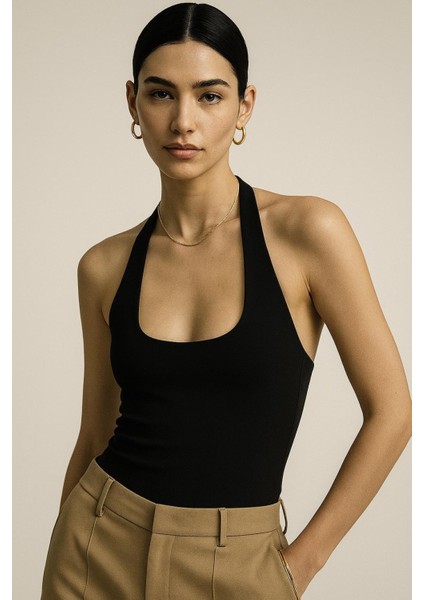 Halter Yaka Crop Top Body fiyatları