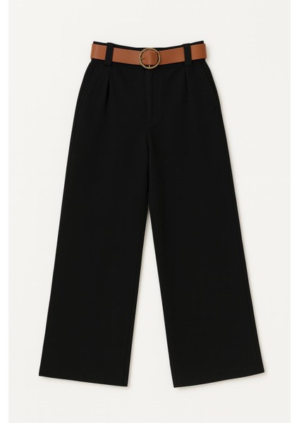 Gabardin Palazzo Kemerli Pantolon fiyatları