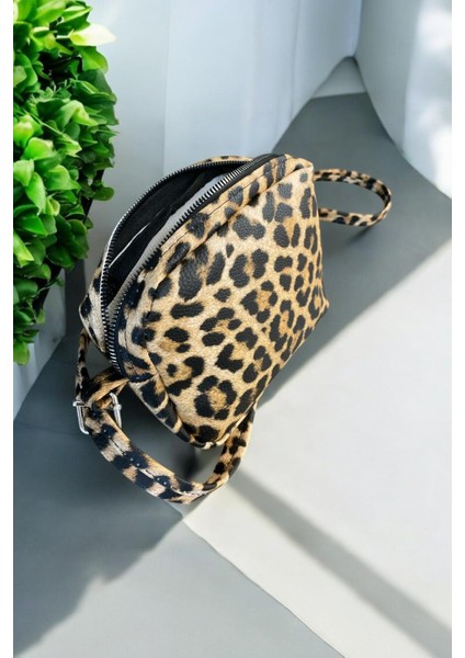 Leopar Desenli Yumuşak Dokulu Çapraz Çanta fiyatları