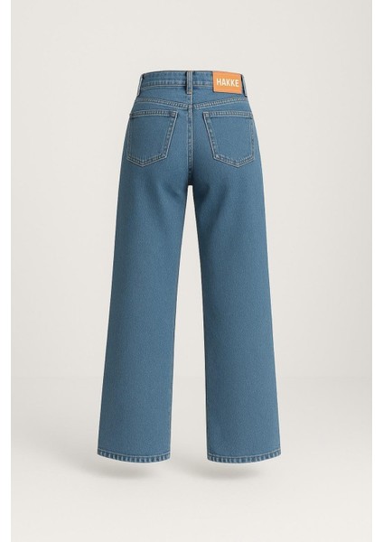Yüksek Bel Geniş Paça Jean Pantolon modelleri