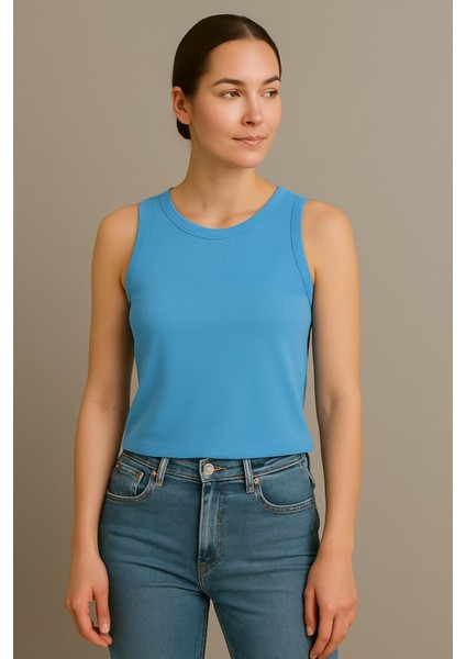 Kalın Askılı Basic Crop Atlet fiyatları