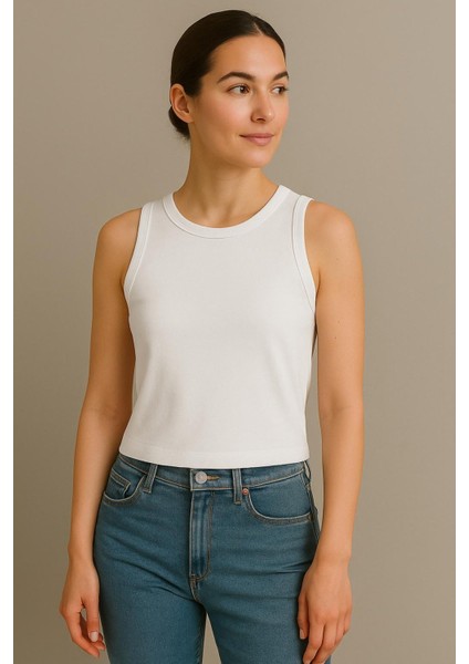 Kalın Askılı Basic Crop Atlet fiyatları