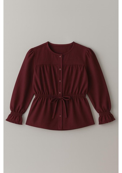 Kol Ucu Nervür Detay Bağlamalı Gömlek fiyatları