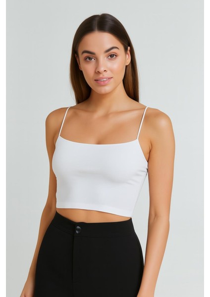 Askılı Büstiyer Crop