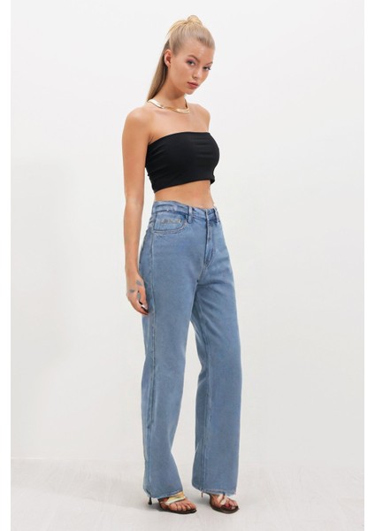 Vintage Yıkamalı Düz Paça Jean Pantolon modelleri