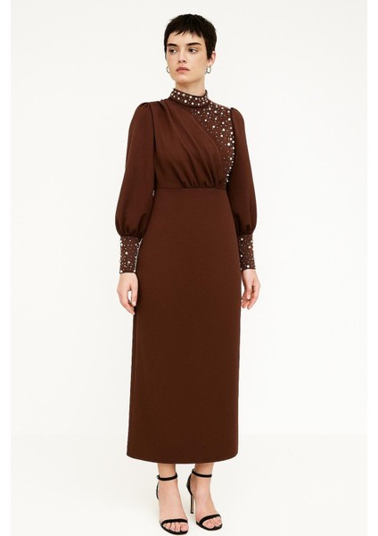 Inci Detaylı Özel Gün Elbisesi modelleri