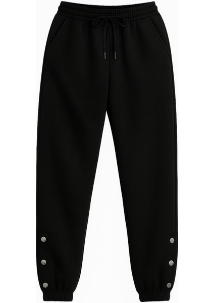 Iki Iplik Çıtçıt Detaylı Jogger Eşofman Altı