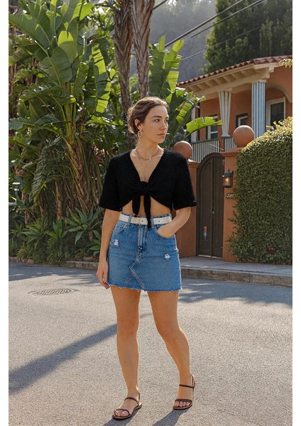 Bubble Bağlamalı Yarasa Kol Hırka modelleri