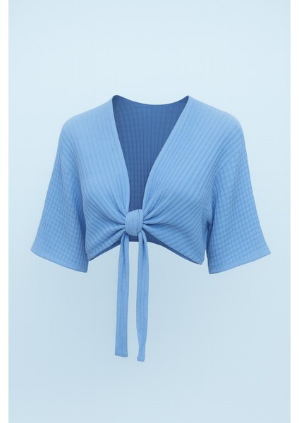 Bubble Bağlamalı Yarasa Kol Hırka fırsatları