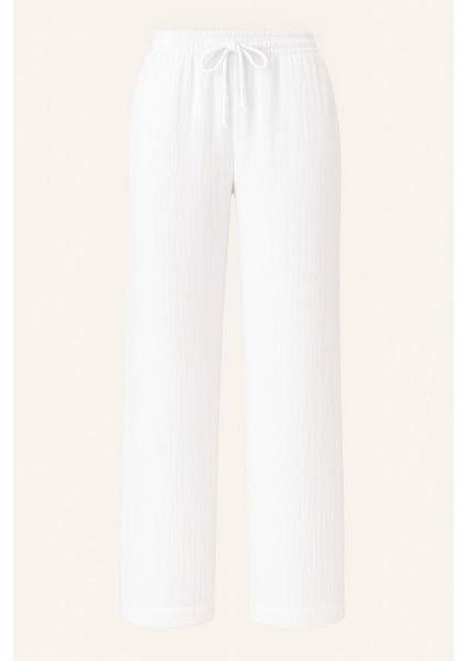 Beli Lastikli Müslin Palazzo Pantolon modelleri