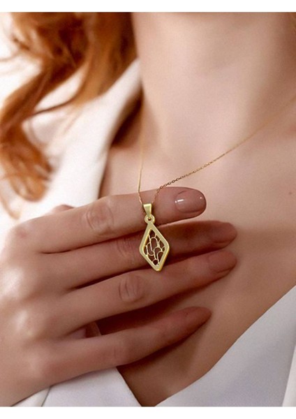 14 Ayar Altın Eşkenar Dörtgen Kolye Ucu 0.5 Gr, KC11273 Kodlu modelleri