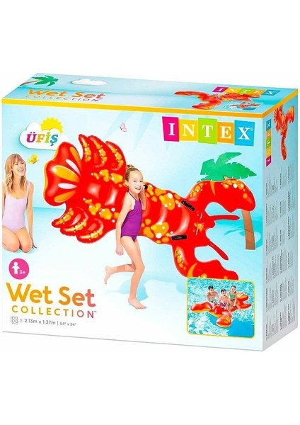 Çok Renkli Istakoz Binici Oyunu 213X137 Cm, Eğlence ve Öğrenme Çok Güzel Oyun