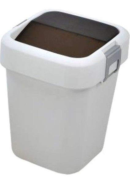 8 Litre Hassas Kapaklı Çöp Kovası, Şık ve Pratik Temizlik Çözümü