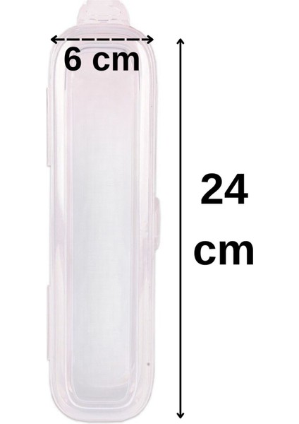 2 Adet Şeffaf Çok Amaçlı Saklama Kutusu, Turuncu Renk fiyatları