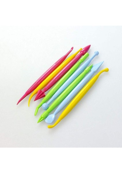 8'li Renkli Şeker Hamuru Seti, Profesyonel Marzipan Şekillendirme Aracı fiyatları