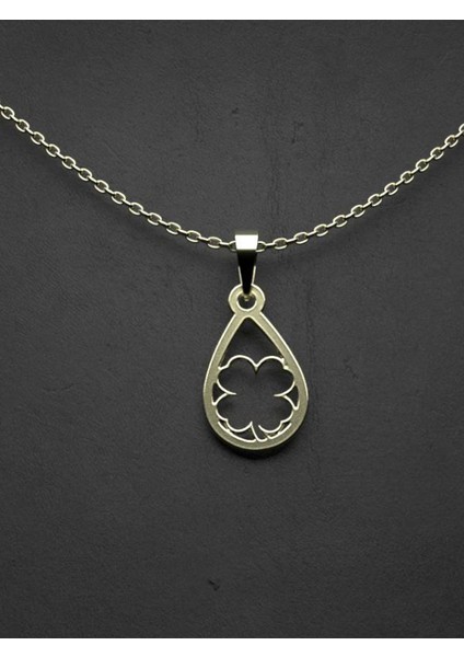 14 Ayar Altın Çiçek Kolye Ucu 1 Gr, KC10703 Kodlu