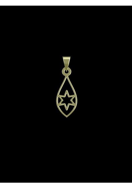 14 Ayar Altın Yıldız Kolye Ucu 1 Gr, KC11506 Kodlu