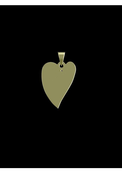 14 Ayar Altın Kalp Kolye Ucu 0.5 Gr, KC17631 Kodlu