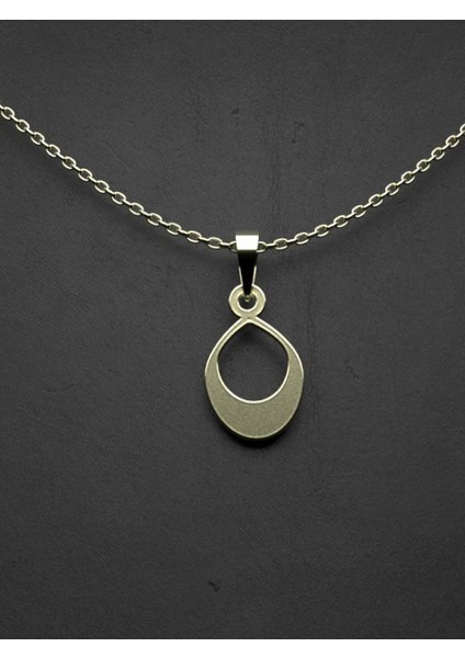 14 Ayar Altın Gözyaşı Damlası Kolye Ucu 1 Gr, KC12720 Kodlu