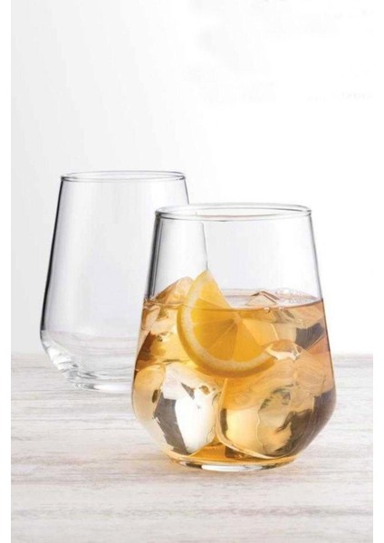 6'lı Turuncu Su Bardağı Seti, 425 Cc, Şık ve Kullanışlı Tasarım