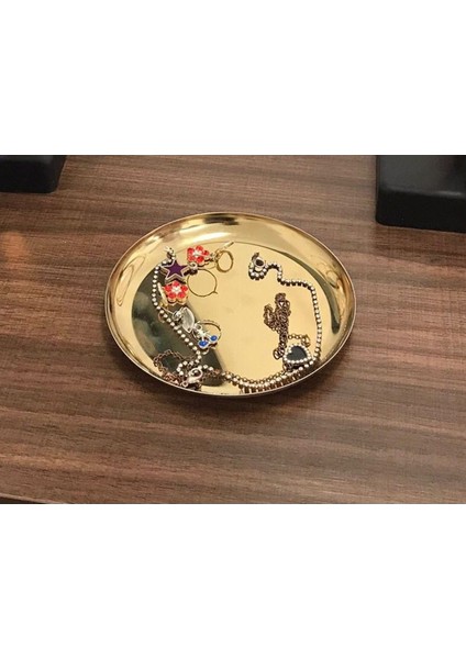 Altı Adet Altın Renkli Mini Pasta ve Tatlı Tabağı, 12 Cm, Şık ve Kullanışlı fiyatları