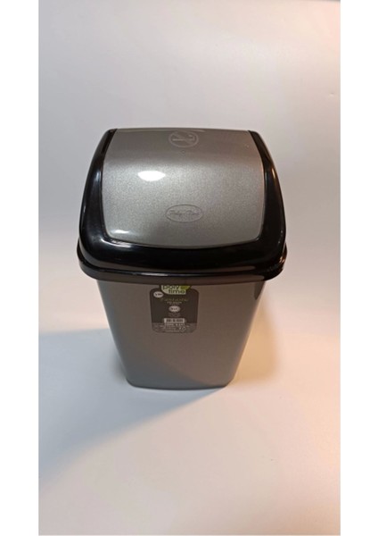 5l Gri Sallanan Kapak Çöp Kutusu, Ofis, Banyo, Mutfak, Bahçe Için Ideal modelleri