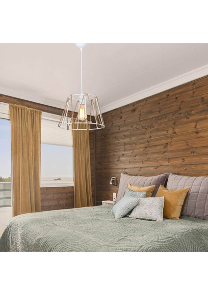 Beyaz ve Turuncu Renklerde Şık Sarkıt Aydınlatma Modeli modelleri