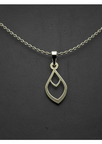 14 Ayar Altın Gözyaşı Damlası Kolye Ucu 0.5 Gr, KC12738 Kodlu