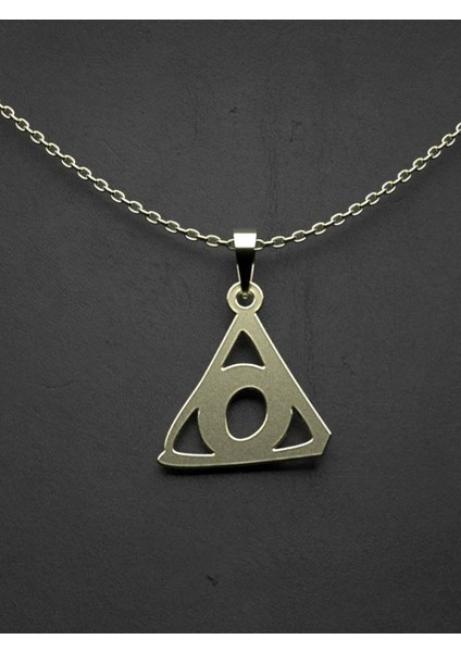 14 Ayar Altın Geometrik Kolye Ucu 1 Gr, KC16132 Kodlu