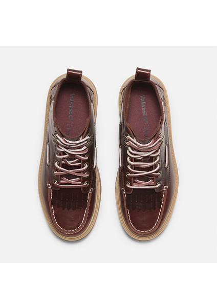 STONE STREET MID LACE UP BOOT Kadın Burgundy Full Grain Bot TB0A27YZEIW1 fiyatları